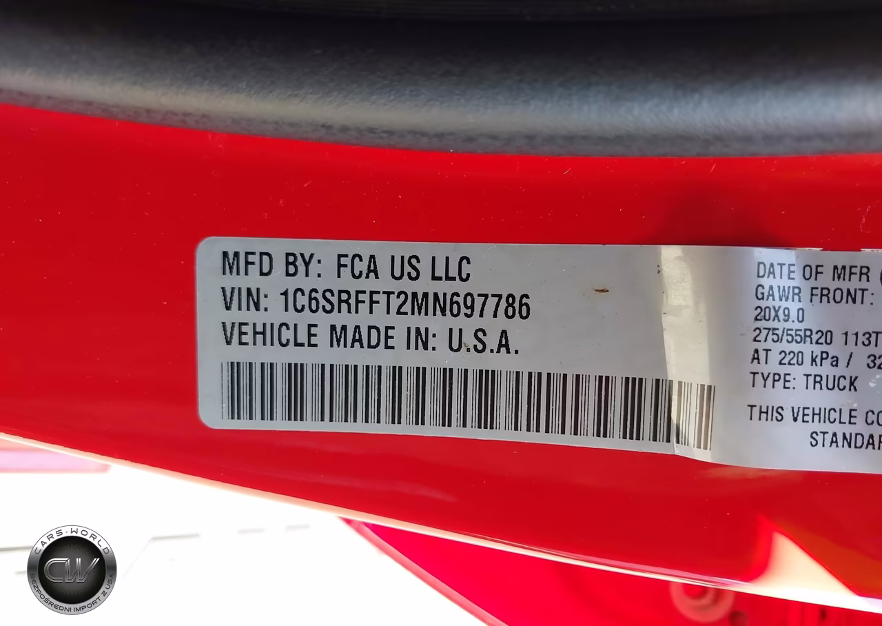 2021 Ram 1500 Big Horn 4X4 5'7 Box VIN:1C6SRFFT2MN697786 - 9