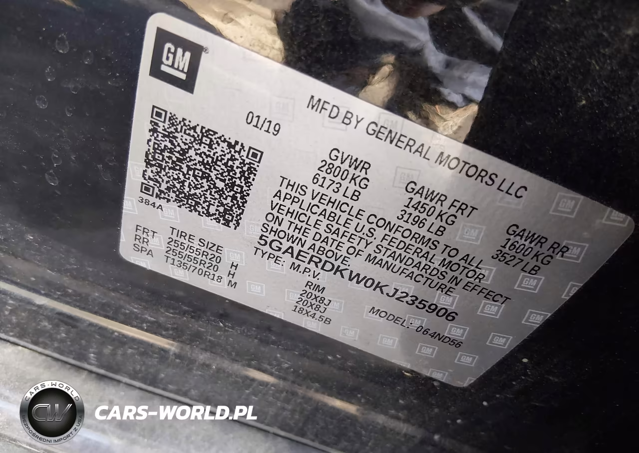 2019 Buick Enclave Fwd Avenir VIN:5GAERDKW0KJ235906 - 9