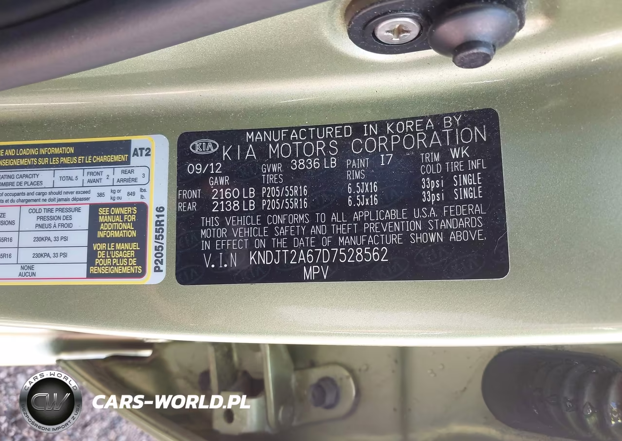 2013 Kia Soul + VIN:KNDJT2A67D7528562 - 9