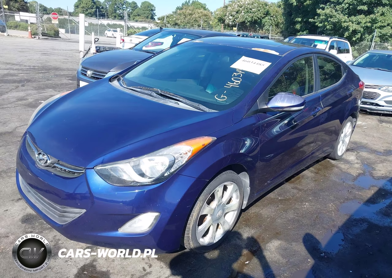 2012 Hyundai Elantra Limited VIN:5NPDH4AE1CH095980 - 2