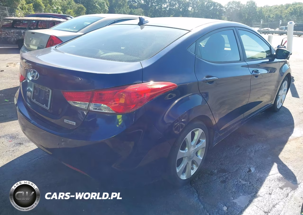 2012 Hyundai Elantra Limited VIN:5NPDH4AE1CH095980 - 4