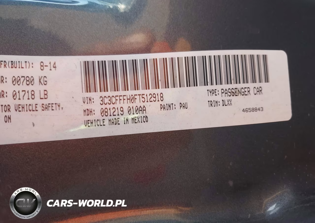 2015 Fiat 500 Abarth VIN:3C3CFFFH0FT512918 - 9