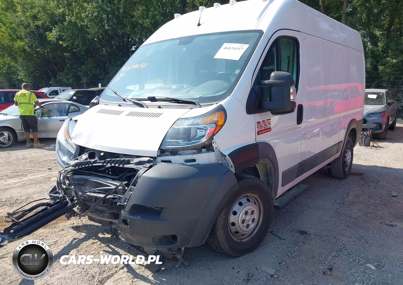 2017 Ram Promaster 1500 High Roof 136 Wb VIN:3C6TRVBG9HE517351 - 2