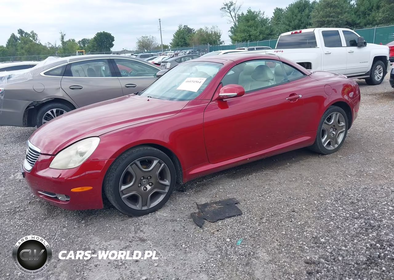 2007 Lexus Sc 430 VIN:JTHFN45Y379010642 - 2
