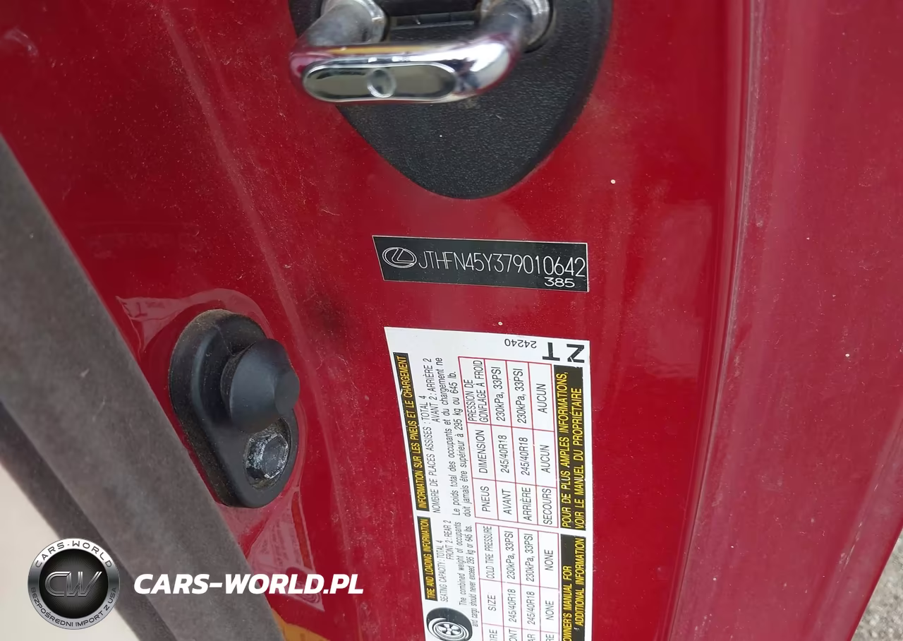 2007 Lexus Sc 430 VIN:JTHFN45Y379010642 - 9