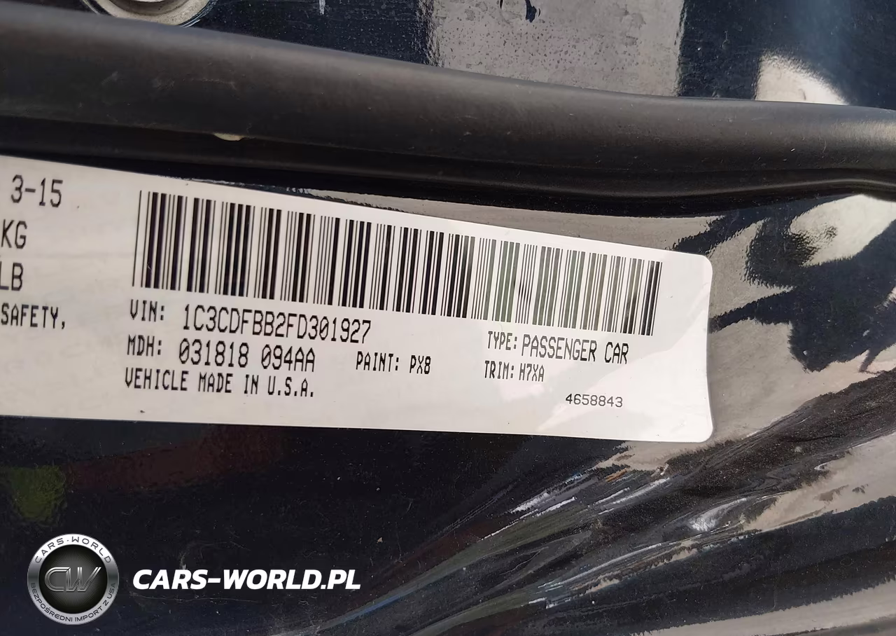 2015 Dodge Dart Sxt VIN:1C3CDFBB2FD301927 - 9