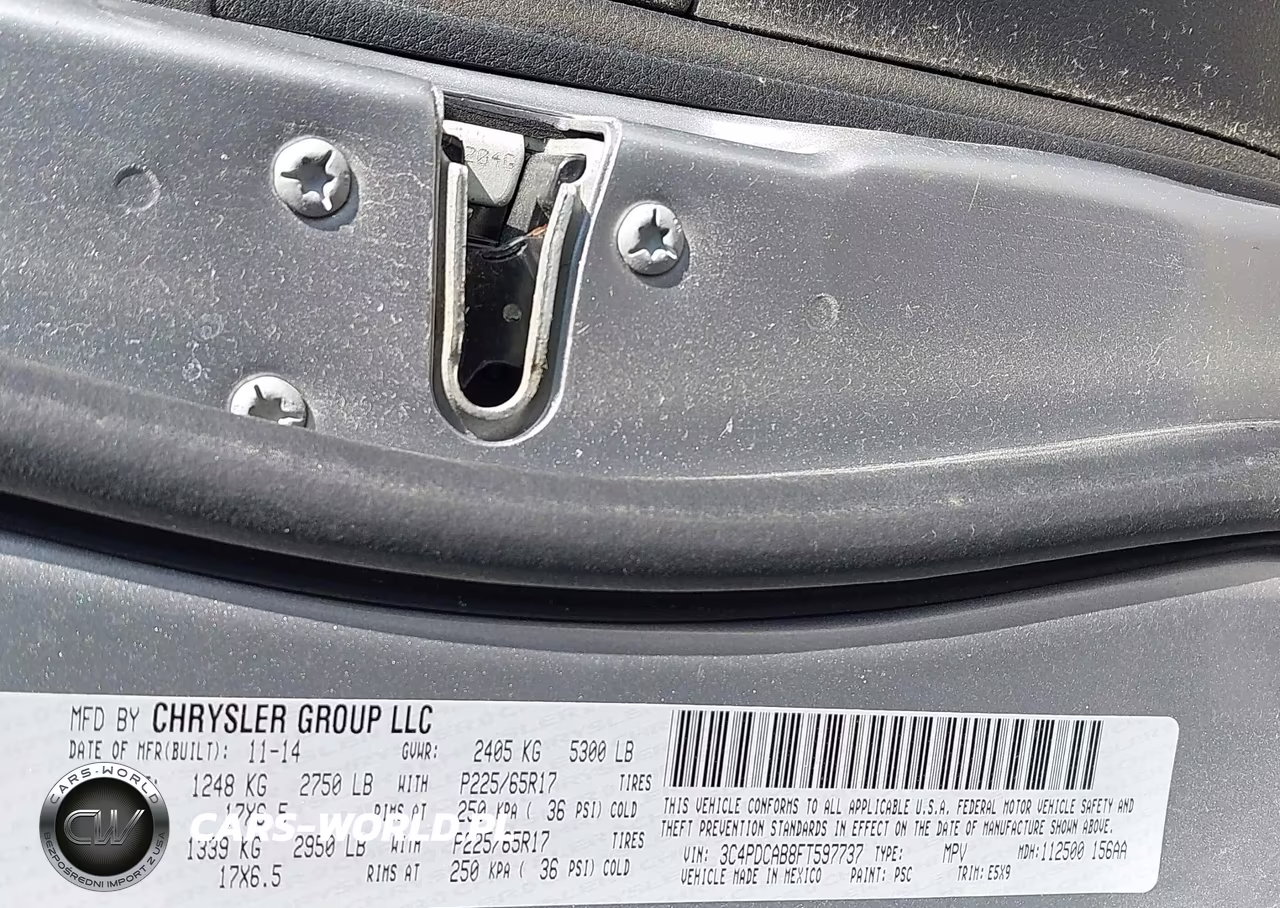 2015 Dodge Journey American Value Pkg VIN:3C4PDCAB8FT597737 - 9