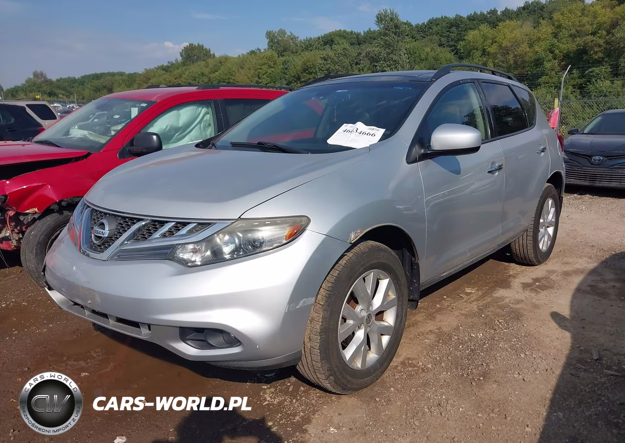 2011 Nissan Murano Sl VIN:JN8AZ1MW9BW174989 - 2