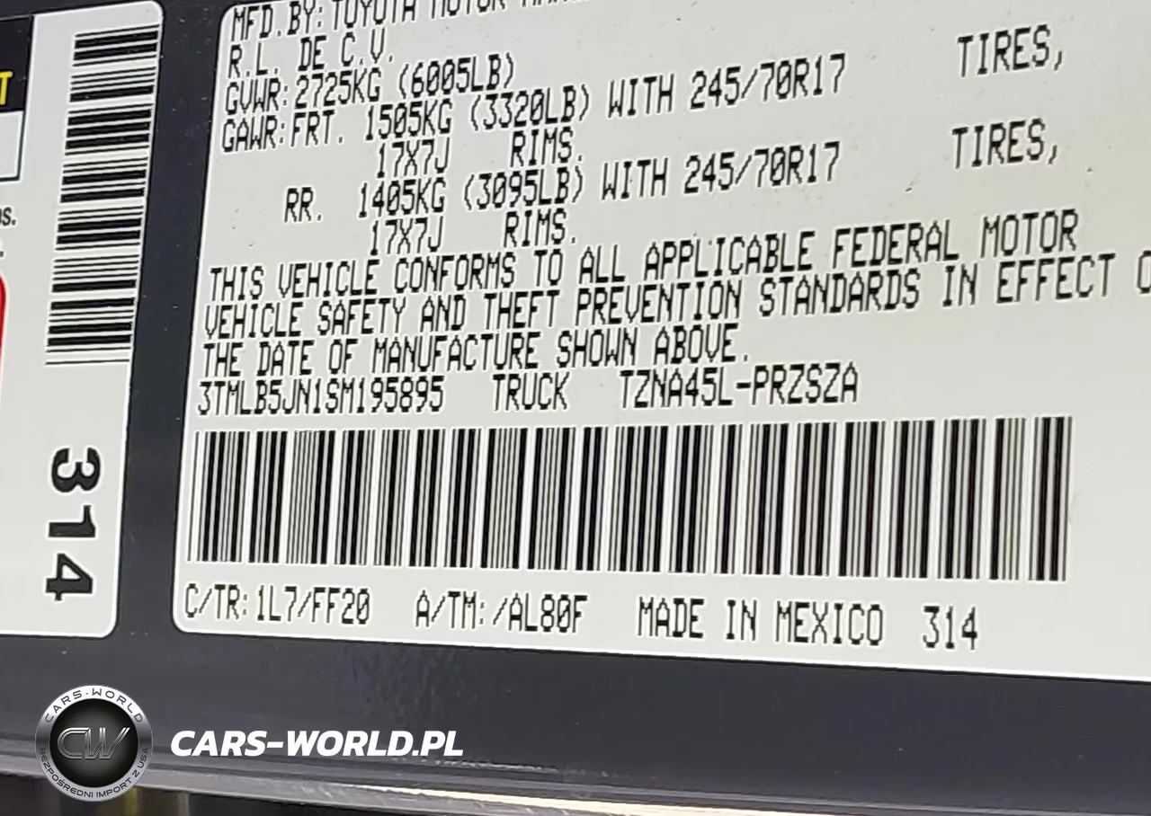 2025 Toyota Tacoma Sr5 VIN:3TMLB5JN1SM195895 - 9