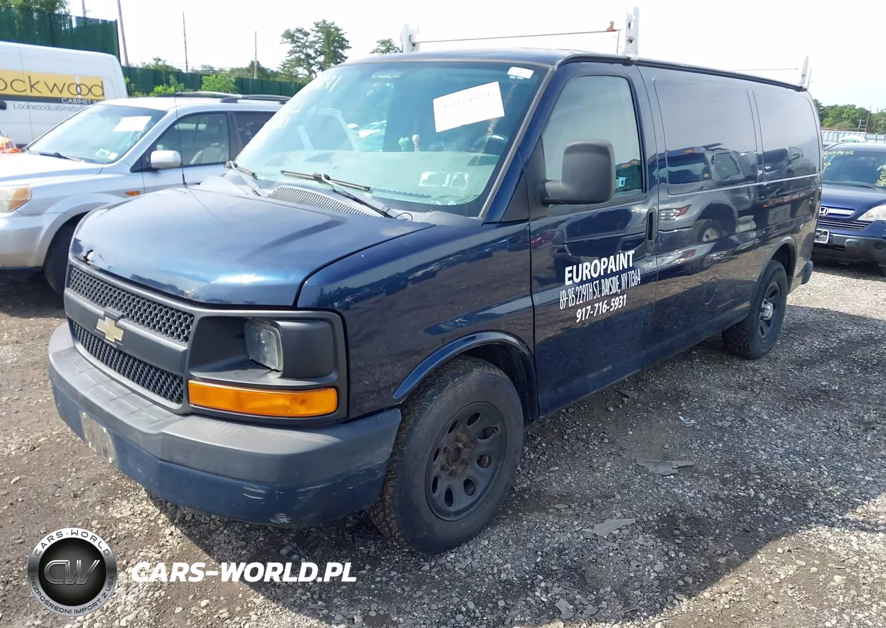 2013 Chevrolet Express 1500 Work Van VIN:1GCSGAFX1D1168387 - 2