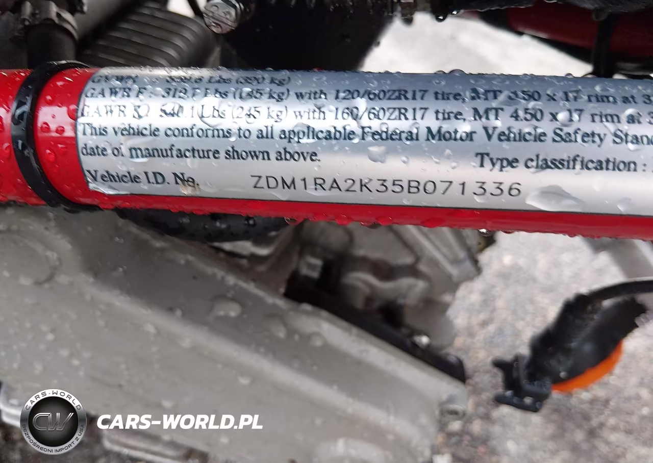 2005 Ducati M600 VIN:ZDM1RA2K35B071336 - 10