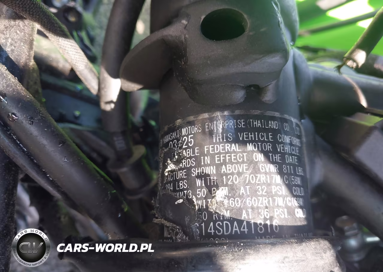 2025 Kawasaki Zx400 S VIN:ML5ZXCS14SDA41816 - 10