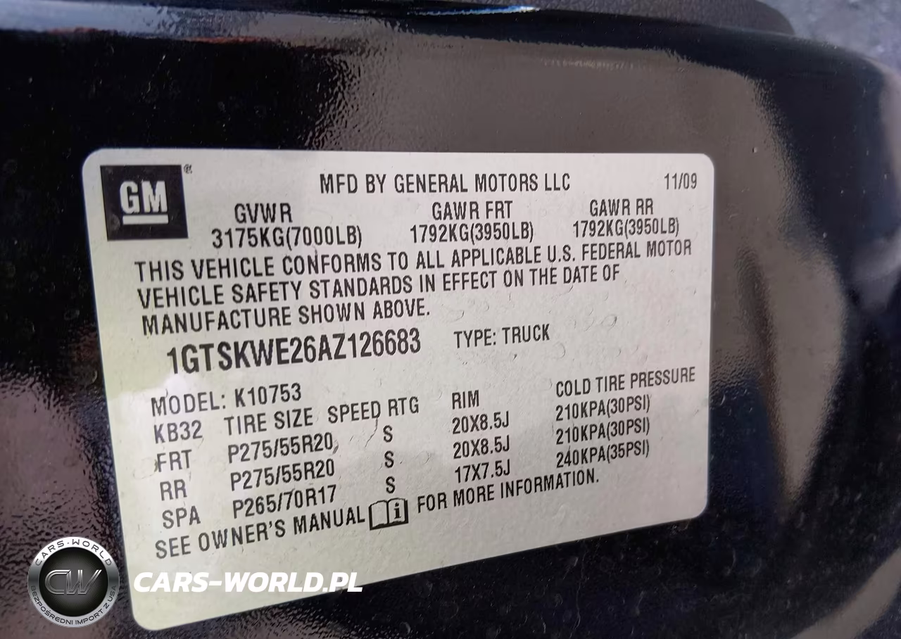 2010 GMC Sierra 1500 Slt VIN:1GTSKWE26AZ126683 - 9