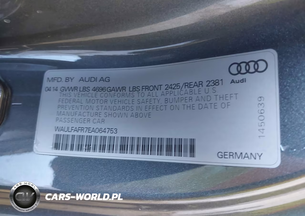2014 Audi A5 2.0T Premium VIN:WAULFAFR7EA064753 - 9