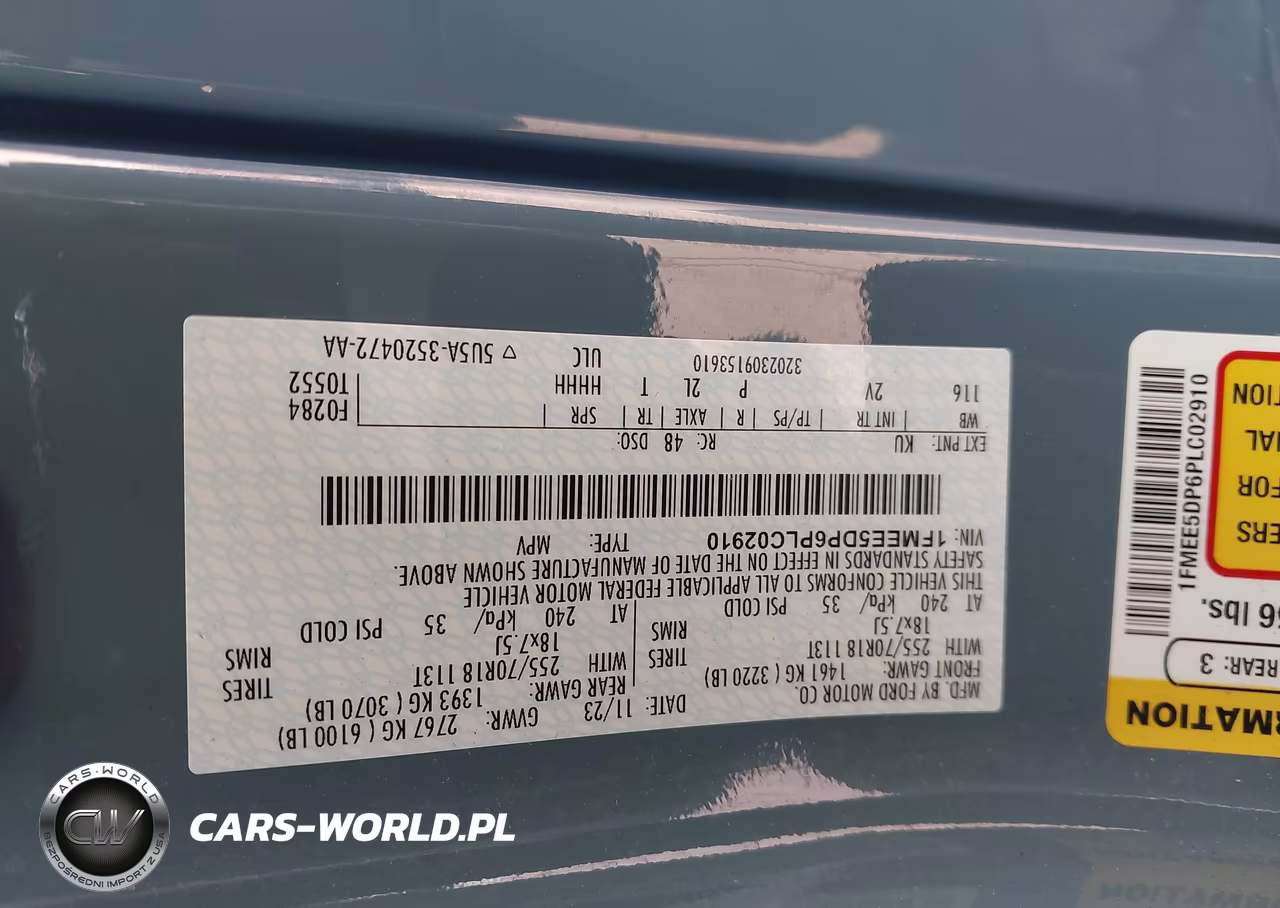 2023 Ford Bronco Outer Banks VIN:1FMEE5DP6PLC02910 - 9