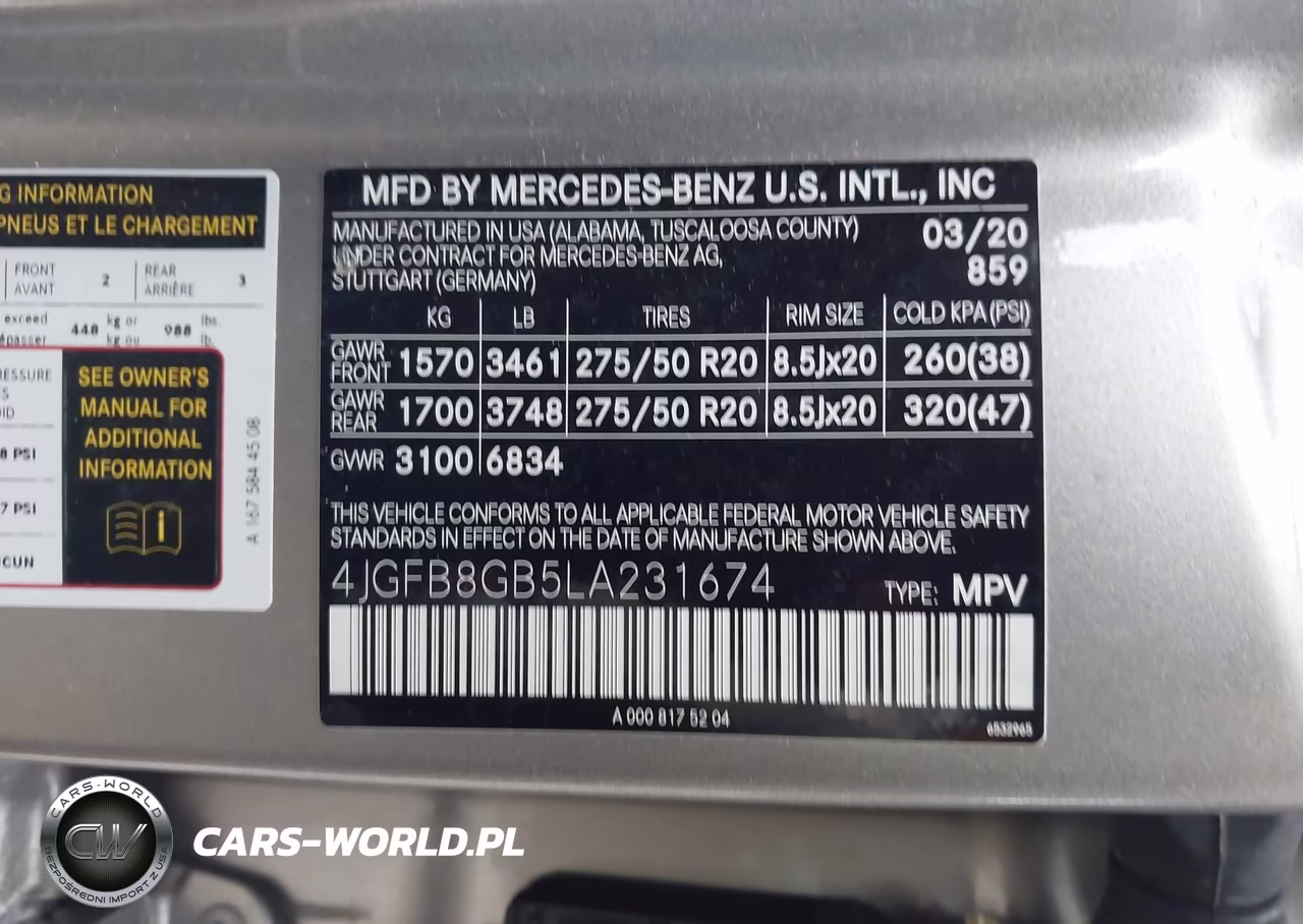 2020 Mercedes-Benz Gle 580 4Matic VIN:4JGFB8GB5LA231674 - 9