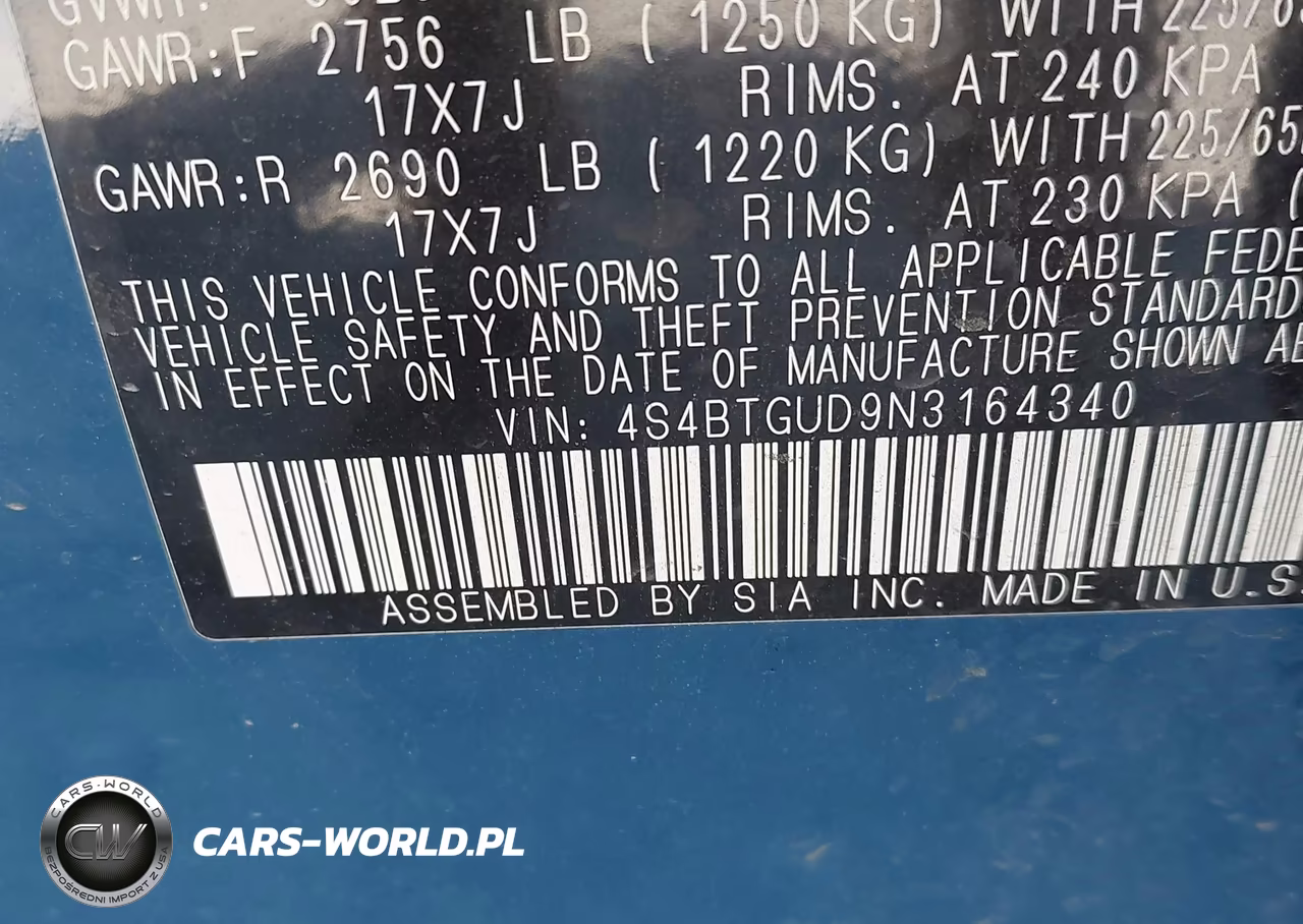 2022 Subaru Outback Wilderness VIN:4S4BTGUD9N3164340 - 9