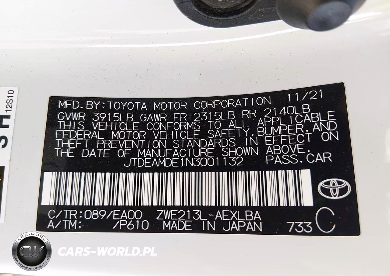 2022 Toyota Corolla Hybrid Le VIN:JTDEAMDE1N3001132 - 9