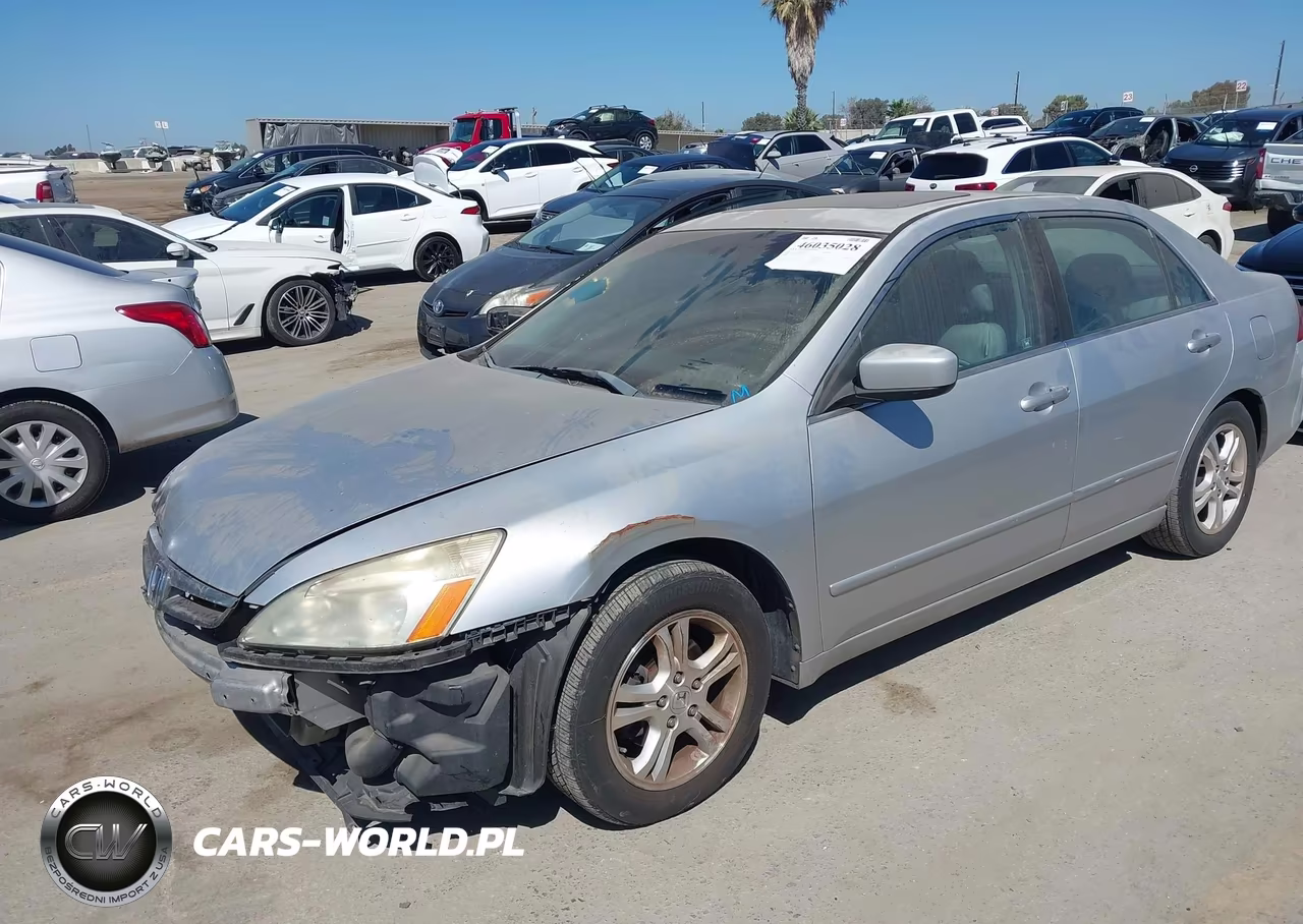 2007 Honda Accord 2.4 Ex VIN:1HGCM56707A197504 - 2