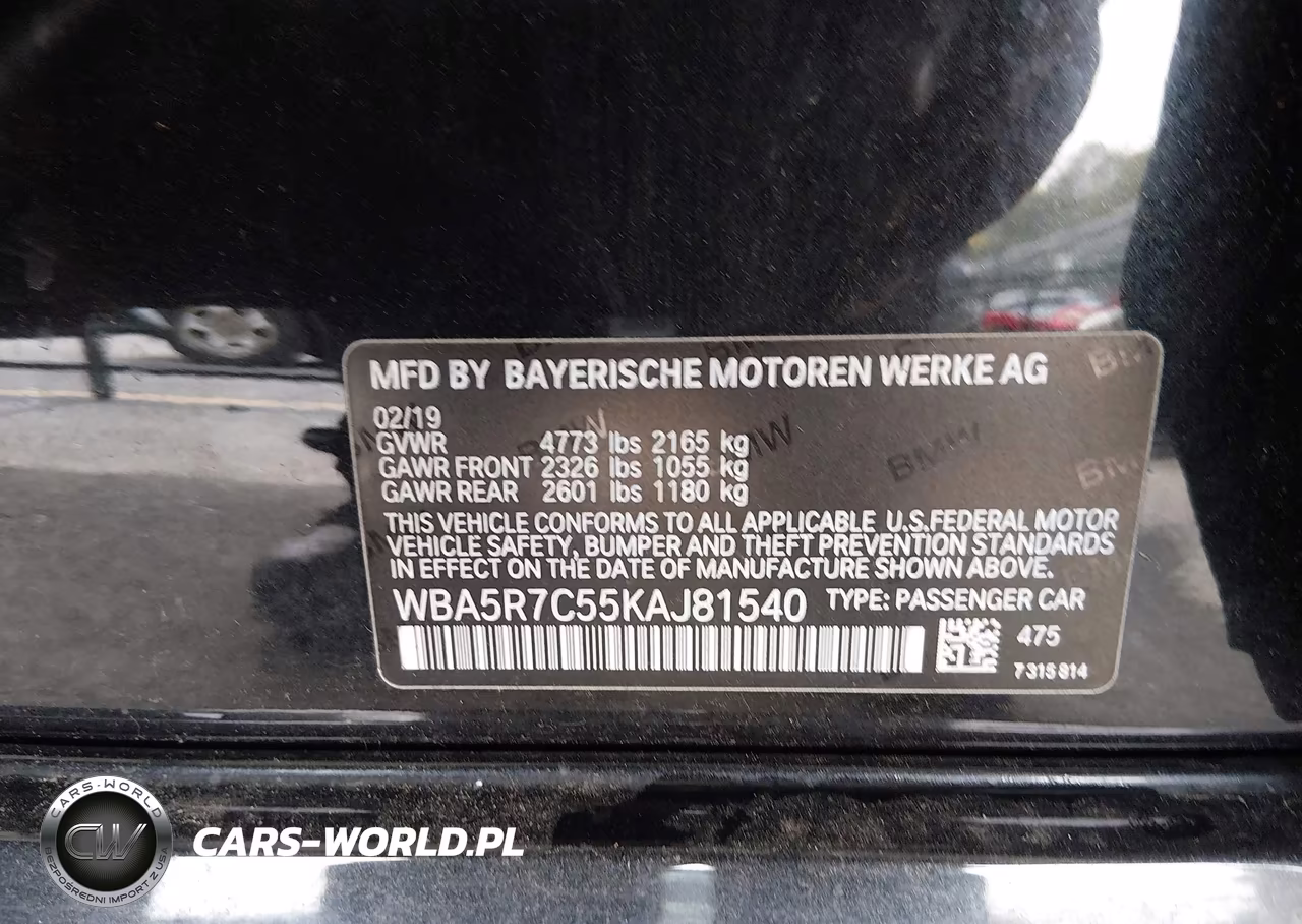2019 BMW 330I xDrive VIN:WBA5R7C55KAJ81540 - 9