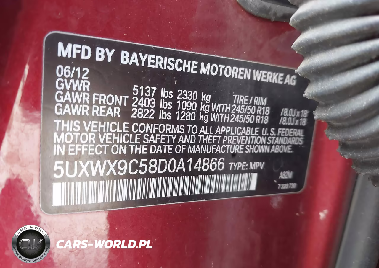 2013 BMW X3 xDrive28I VIN:5UXWX9C58D0A14866 - 9