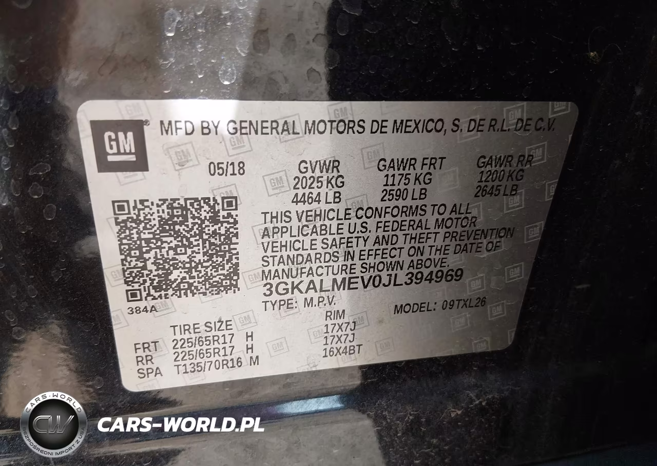 2018 GMC Terrain Sle VIN:3GKALMEV0JL394969 - 9