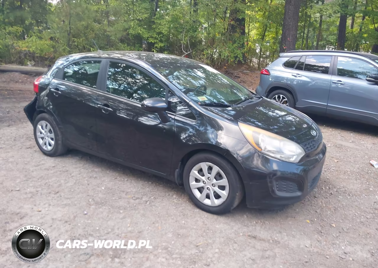 2014 Kia Rio Lx VIN:KNADM5A39E6410390 - 1
