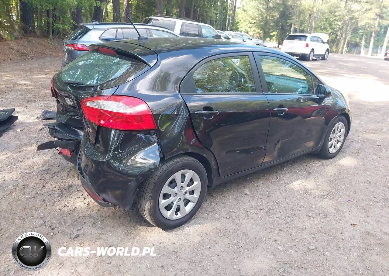 2014 Kia Rio Lx VIN:KNADM5A39E6410390 - 4