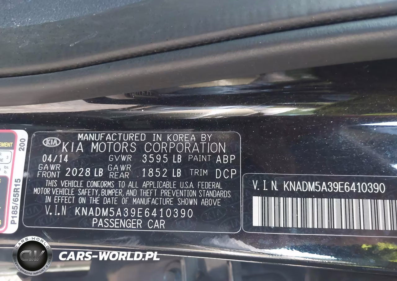 2014 Kia Rio Lx VIN:KNADM5A39E6410390 - 9