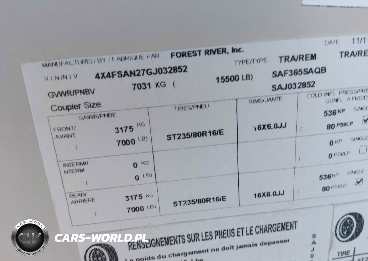 2016 Forest River Other VIN:4X4FSAN27GJ032852 - 9
