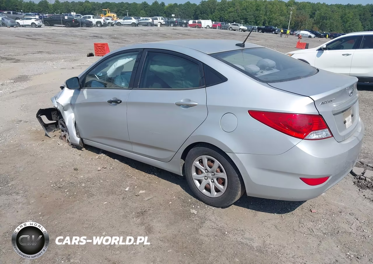 2013 Hyundai Accent Gls VIN:KMHCT4AE0DU290210 - 3