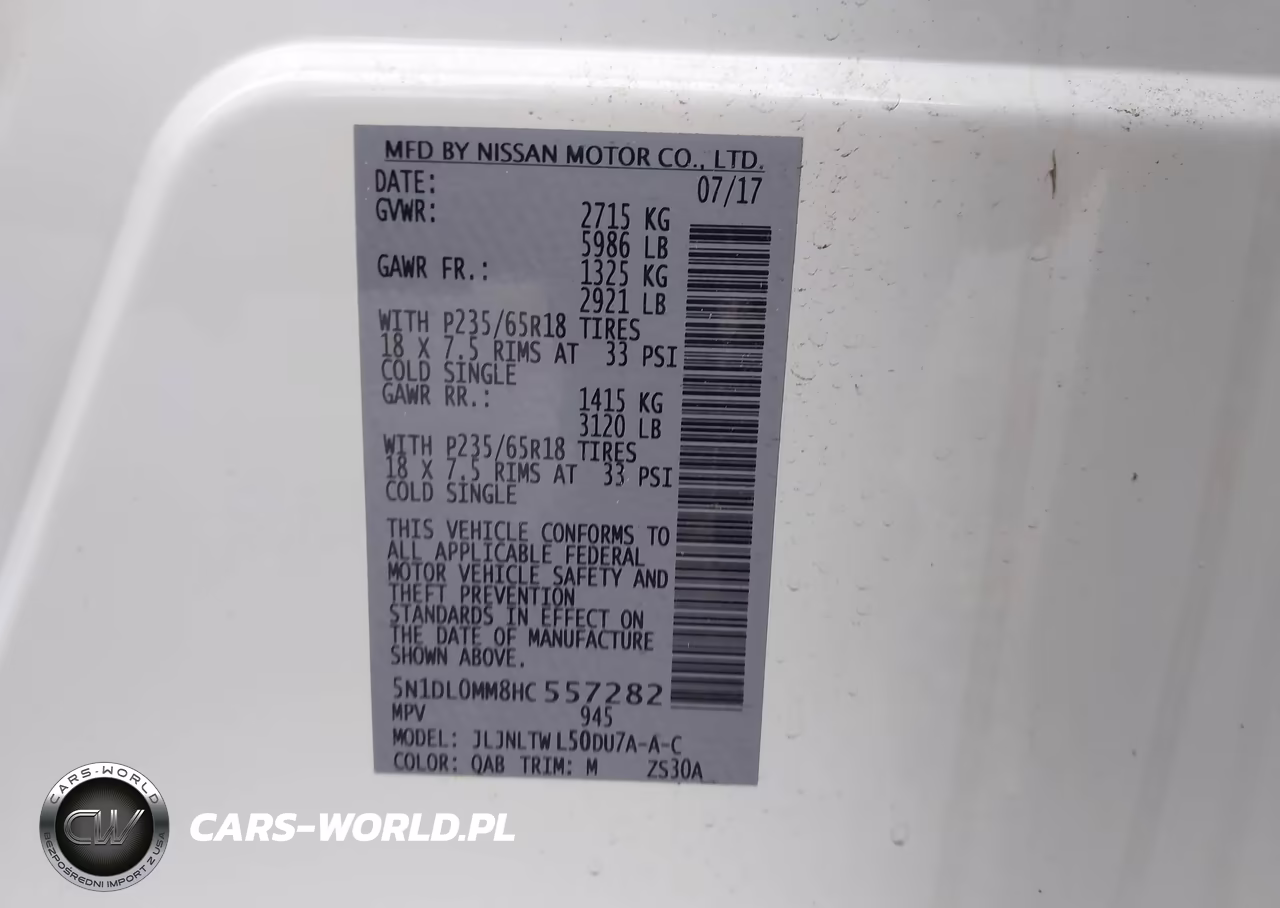 2017 Infiniti Qx60 VIN:5N1DL0MM8HC557282 - 9