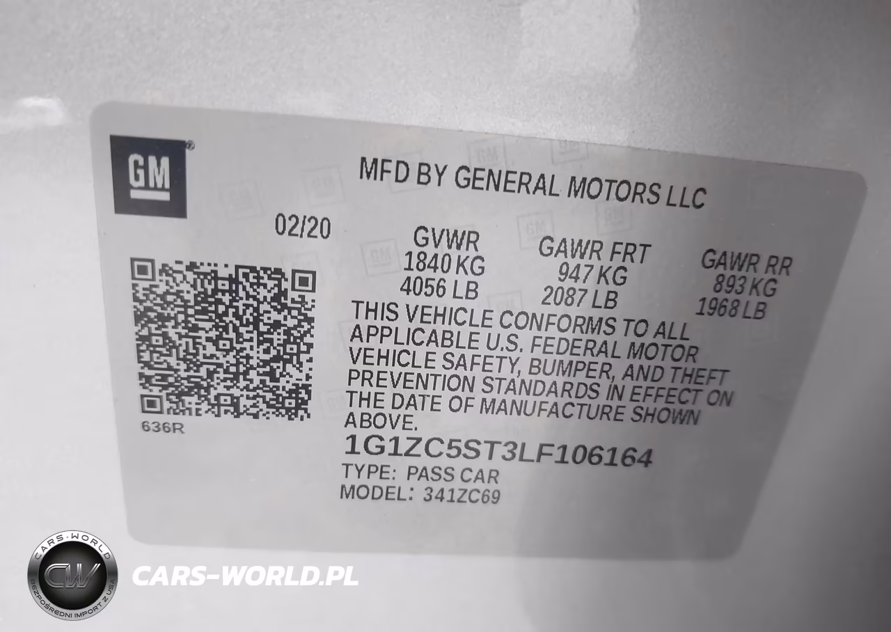 2020 Chevrolet Malibu Fwd 1Fl VIN:1G1ZC5ST3LF106164 - 9