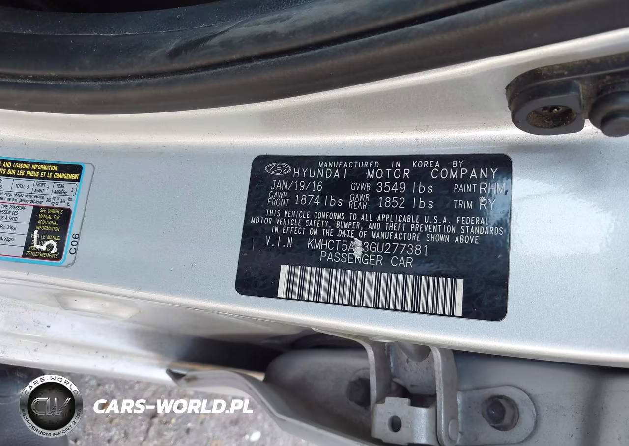 2016 Hyundai Accent Se VIN:KMHCT5AE3GU277381 - 9