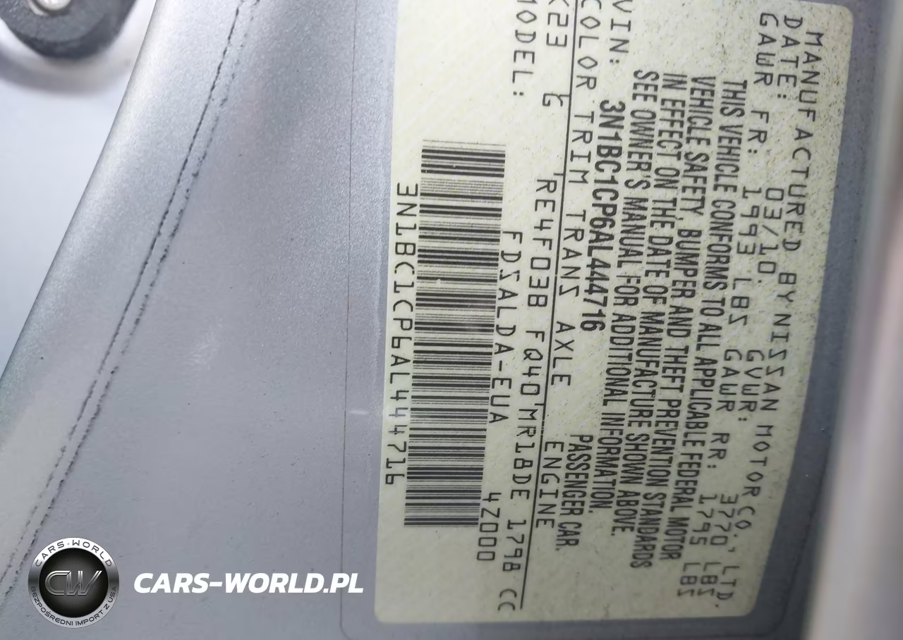 2010 Nissan Versa 1.8S VIN:3N1BC1CP6AL444716 - 9