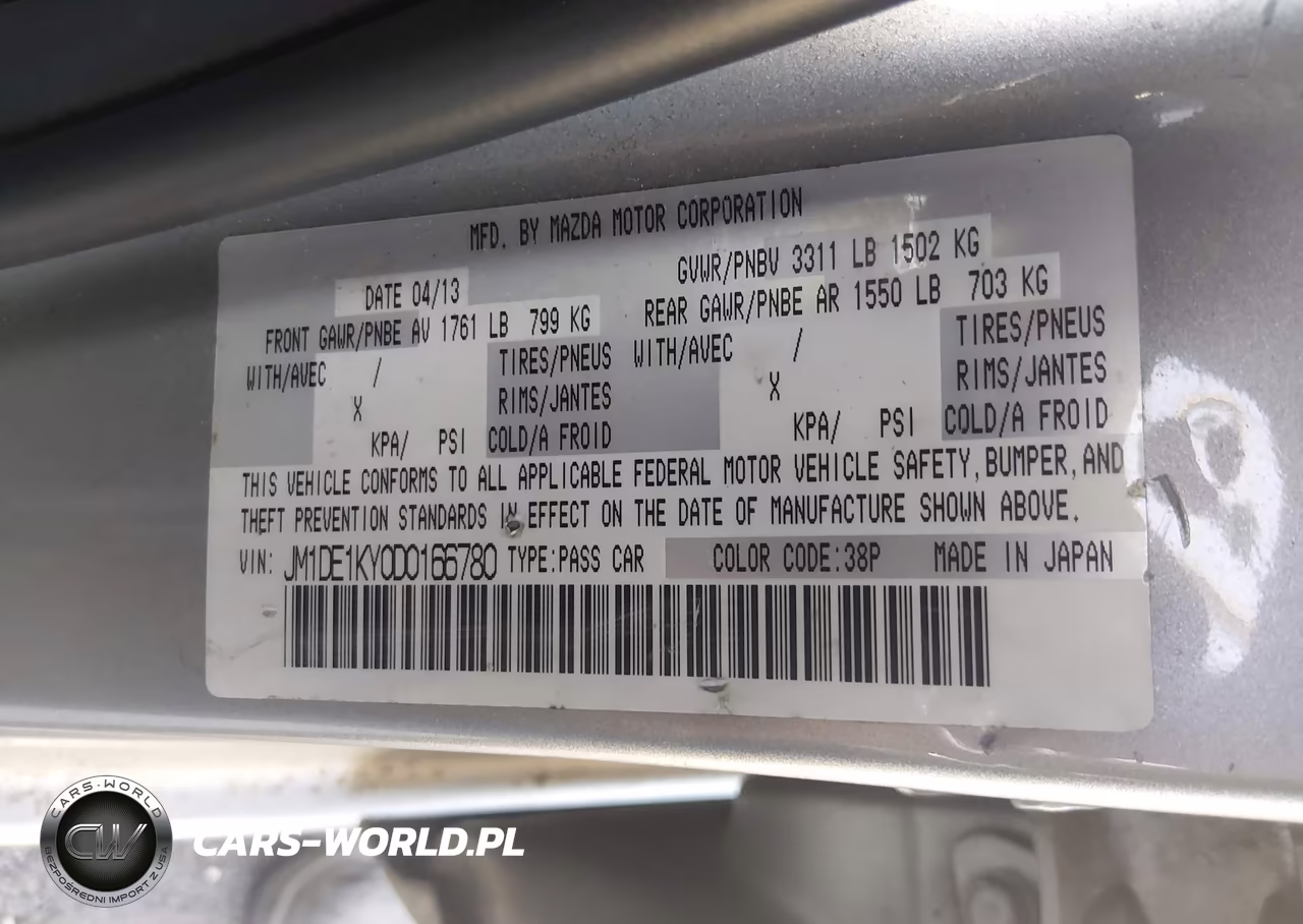 2013 Mazda Mazda2 Sport VIN:JM1DE1KY0D0166780 - 9