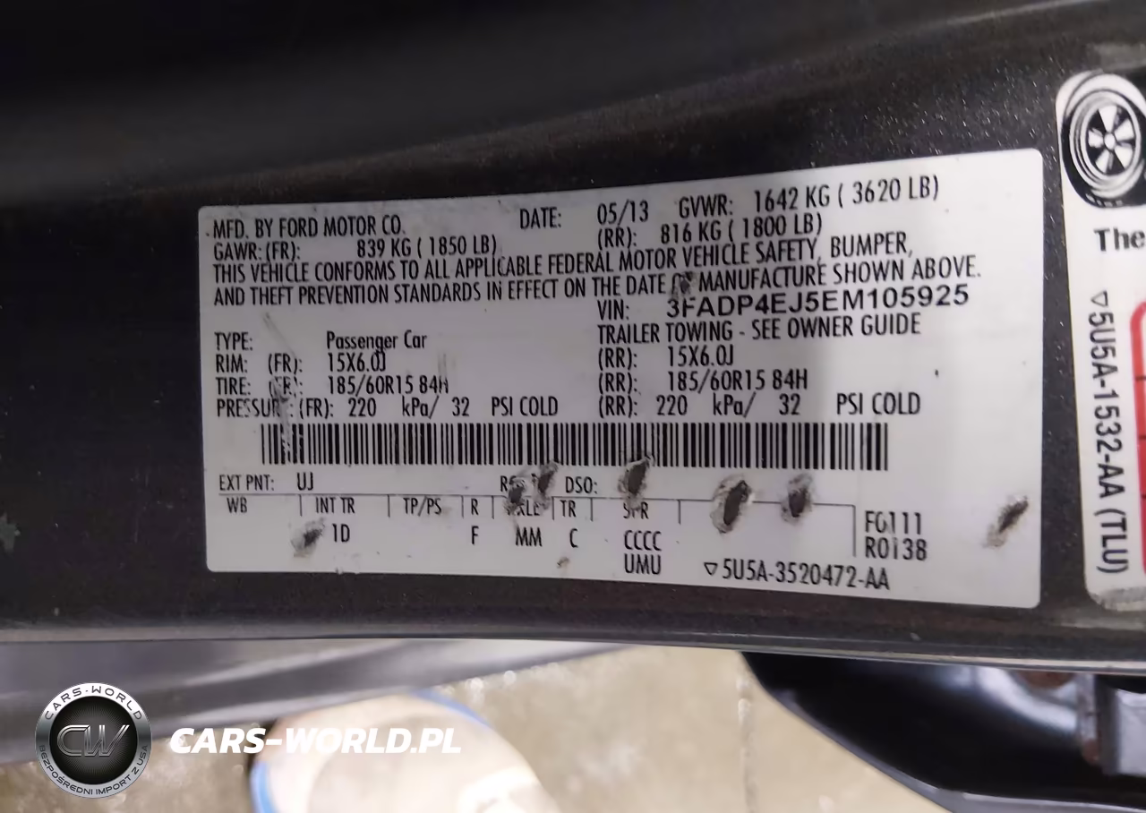 2014 Ford Fiesta Se VIN:3FADP4EJ5EM105925 - 9