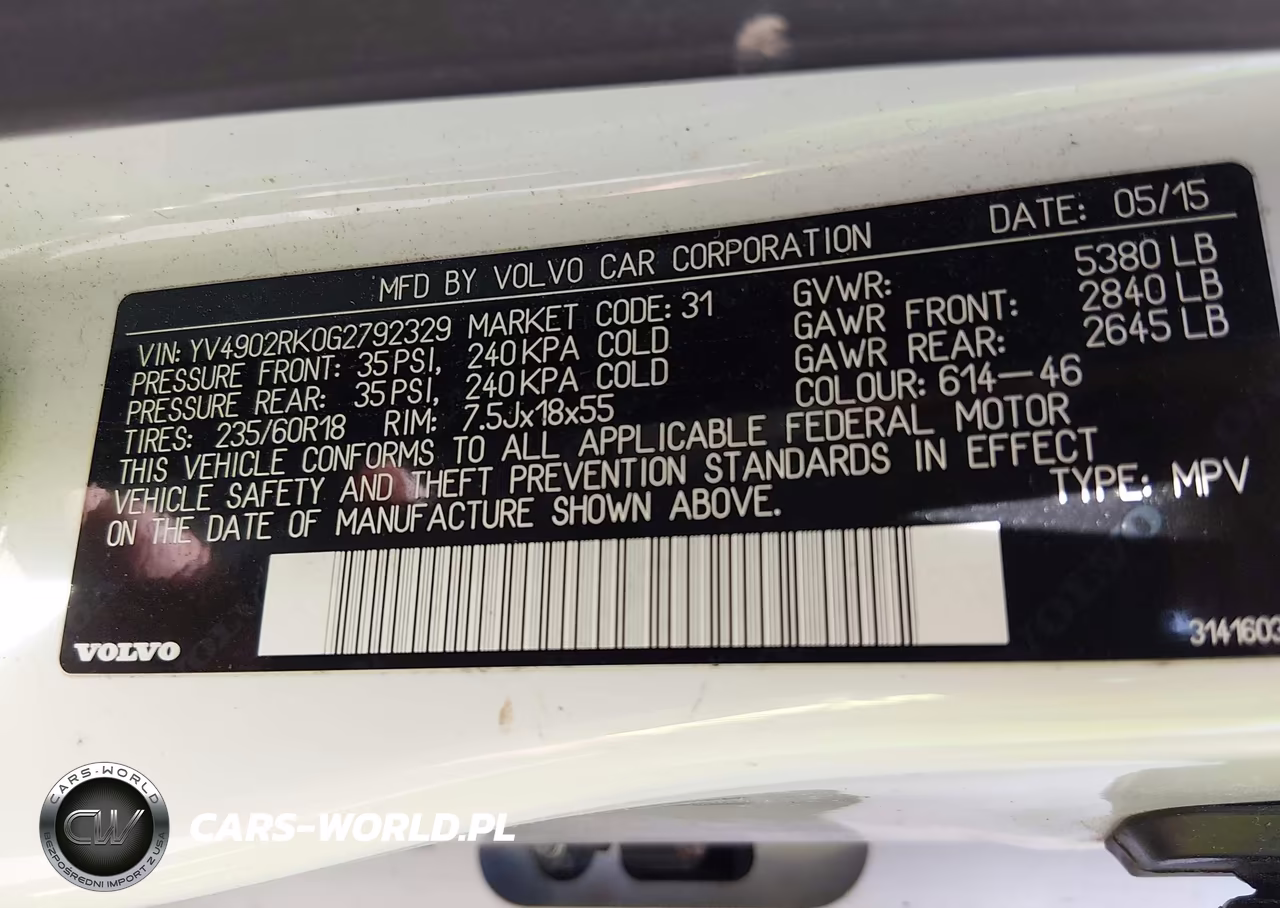 2016 Volvo Xc60 T6 VIN:YV4902RK0G2792329 - 9