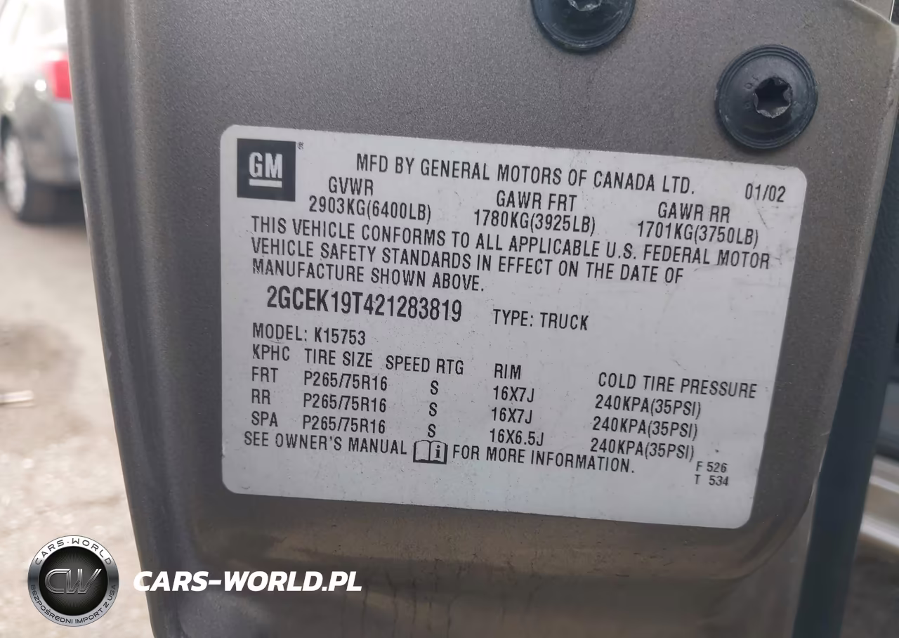 2002 Chevrolet Silverado 1500 Ls VIN:2GCEK19T421283819 - 9