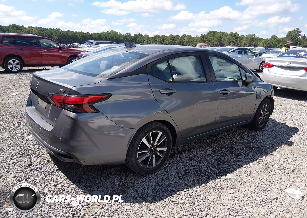 2021 Nissan Versa Sv Xtronic Cvt VIN:3N1CN8EV2ML876601 - 4
