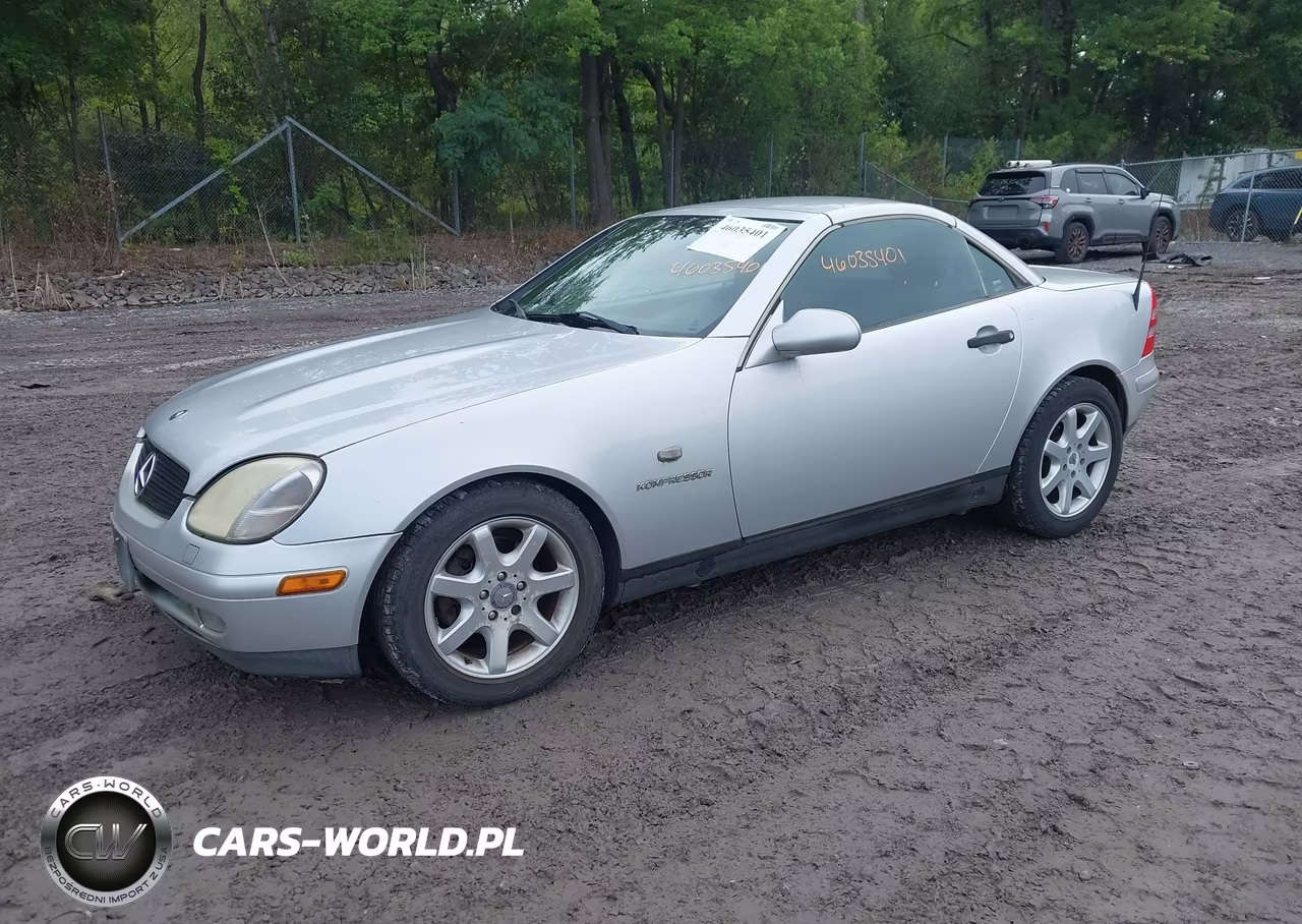 2000 Mercedes-Benz Slk 230 Kompressor VIN:WDBKK47F6YF169659 - 2