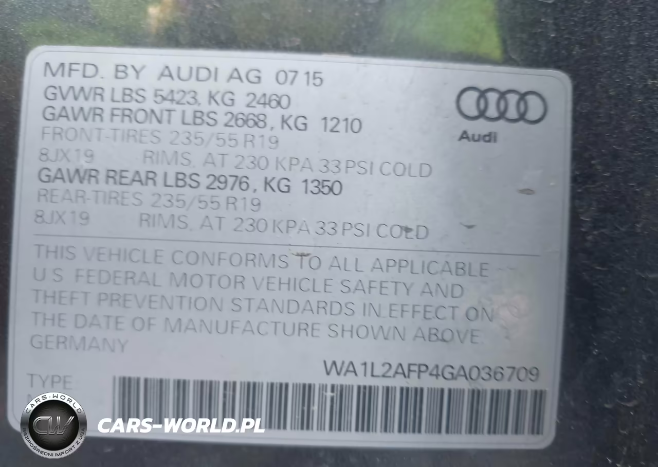 2016 Audi Q5 2.0T Premium VIN:WA1L2AFP4GA036709 - 9
