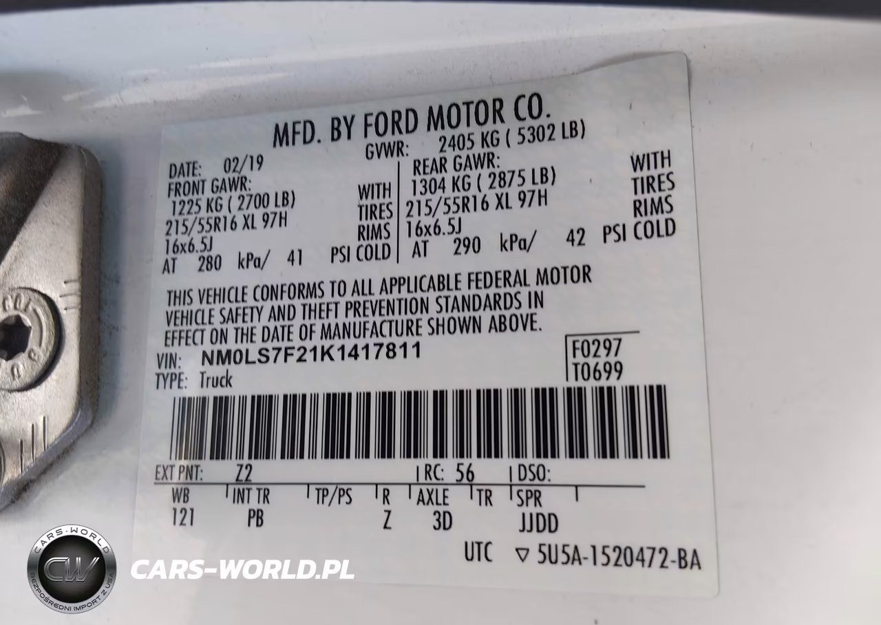 2019 Ford Transit Connect Xlt VIN:NM0LS7F21K1417811 - 9