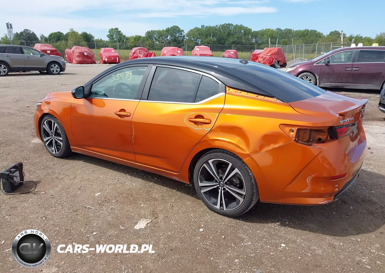 2020 Nissan Sentra Sr Xtronic Cvt VIN:3N1AB8DV6LY231307 - 3