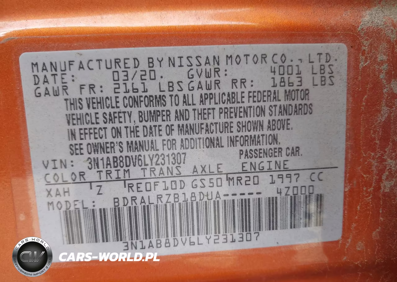 2020 Nissan Sentra Sr Xtronic Cvt VIN:3N1AB8DV6LY231307 - 9