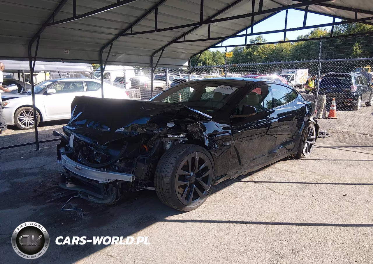 2021 Tesla Model S Plaid Tri Motor All-Wheel Drive VIN:5YJSA1E68MF455923 - 2