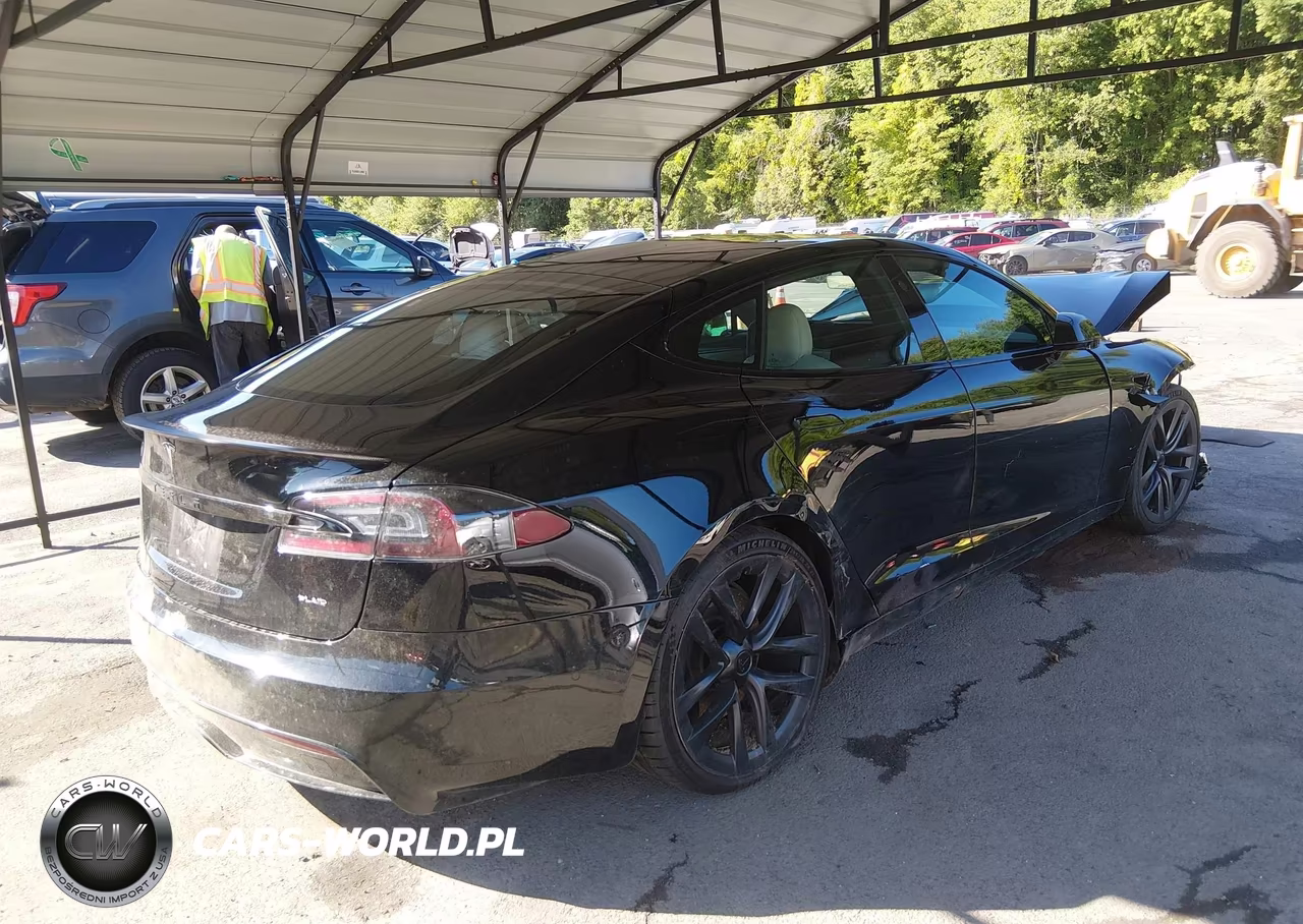 2021 Tesla Model S Plaid Tri Motor All-Wheel Drive VIN:5YJSA1E68MF455923 - 4