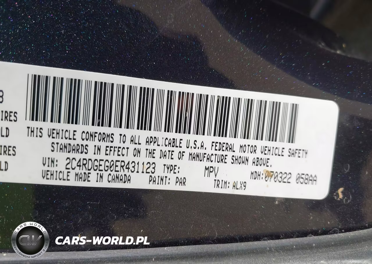 2014 Dodge Grand Caravan R-T VIN:2C4RDGEG0ER431123 - 9