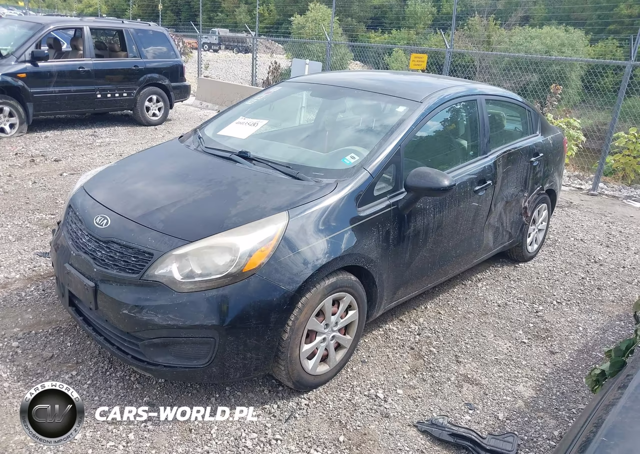 2012 Kia Rio Lx VIN:KNADM4A34C6047231 - 2
