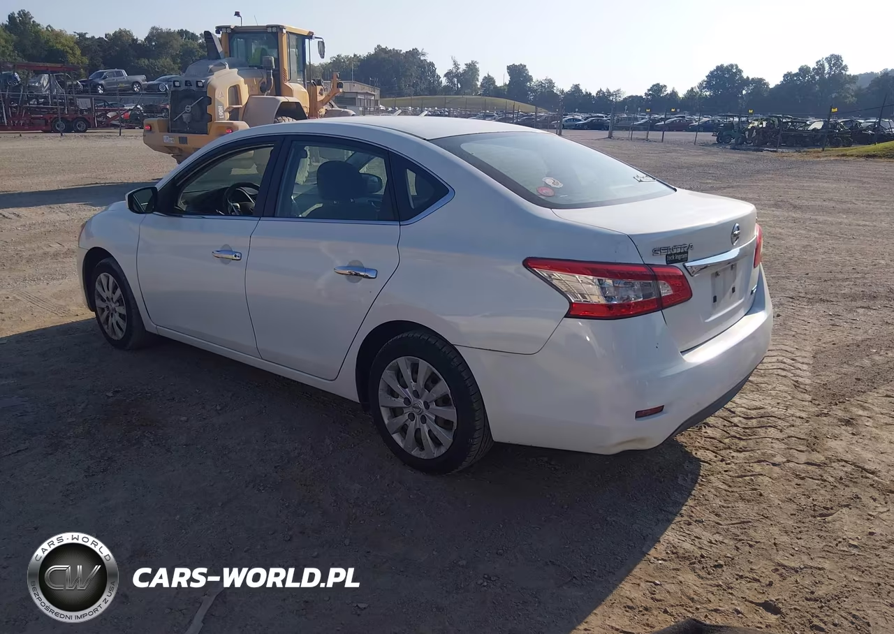 2013 Nissan Sentra Sv VIN:3N1AB7AP9DL772835 - 3